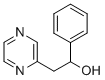 structure of CAS# 36914-69-9, 1-Phenyl-2-Pyrazin-2-Yl Ethanol;1-Phenyl-2-Pyrazin-2-Yl-Ethanol;1-Phenyl-2-(2-Pyrazinyl)Ethanol;5-23-12-00143 (Beilstein Handbook Reference)