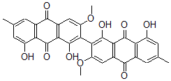 CAS#: 36942-61-7， 2-(1,8-Dihydroxy-3-Methoxy-6-Methyl-9,10-Dioxoanthracen-2-Yl)-1,8-Dihydroxy-3-Methoxy-6-Methylanthracene-9,10-Dione