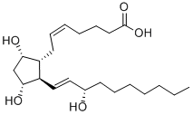 CAS 登录号：36950-85-3， 7-[(1R,2R,3R,5S)-3,5-二羟基-2-[(1E,3S)-3-羟基-1-癸烯基]环戊基]-(5Z)-5-庚烯酸