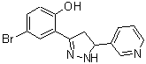 CAS#: 370074-36-5， 4-Bromo-2-[5-(3-Pyridinyl)-4,5-Dihydro-1H-Pyrazol-3-Yl]Phenol