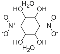 structure of CAS# 37098-43-4, 2,3,5,6-Tetrahydroxy-1,4-Dinitrocyclohexane Dihydrate;Nsc281649;Nsc338240
