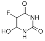 structure of CAS# 37103-91-6, 5-Fluorodihydro-6-Hydroxy-2,4-(1H,3H)-Pyrimidinedione;5-Fluoro-6-Hydroxy-Hexahydropyrimidine-2,4-Dione;5-Fluoro-6-Hydroxyhexahydropyrimidine-2,4-Dione;5-Fluoro-6-Hydroxy-5,6-Dihydrouracil
