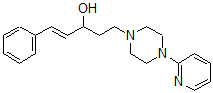 CAS#: 37151-57-8， (E)-1-Phenyl-5-(4-Pyridin-2-Ylpiperazin-1-Yl)Pent-1-En-3-Ol