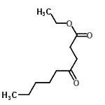 structure of CAS# 37174-92-8, Ethyl 4-Oxononanoate;Ethyl 4-oxononanoate