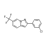 CAS#: 372122-59-3， 2-(3-Chlorophenyl)-6-(Trifluoromethyl)Pyrazolo[1,5-a]Pyridine