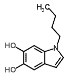 CAS#: 373382-95-7， 1-Butyl-1H-Indole-5,6-Diol