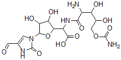 CAS#: 37362-29-1， 5-[(2-Amino-5-O-Carbamoyl-2-Deoxy-L-Xylonoyl)Amino]-1,5-Dideoxy-1-(4-Formyl-2,3-Dihydro-2-Oxo-1H-Imidazol-1-Yl)-beta-D-Allofuranuronic Acid