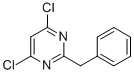 structure of CAS# 3740-82-7, 2-Benzyl-4,6-Dichloropyrimidine;2-BENZYL-4,6-DICHLOROPYRIMIDINE