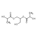 CAS#: 37449-92-6， 3-Hydroxy-1,2-Propanediyl Bis(2-Hydroxypropanoate)