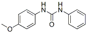 结构式 CAS# 3746-53-0, 1-(4-甲氧基苯基)-3-苯基脲