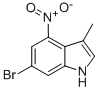 CAS#: 374633-30-4， 6-Bromo-3-Methyl-4-Nitroindole