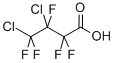 structure of CAS# 375-07-5, 3,4-Dichloropentafluorobutyric Acid;2,2,3,4,4-Pentafluoro-3,4-Dichlorobutanoicacid;3,4-Dichloro-2,2,3,4,4-Pentafluoro-Butyricacid;Pentafluoro-3,4-Dichlorobutanoicacid