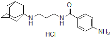 CAS#: 37533-60-1， N-[3-(1-Adamantylamino)Propyl]-4-Aminobenzamide Hydrochloride