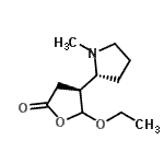 CAS#: 375348-90-6， (4S)-5-Ethoxy-4-[(2R)-1-Methyl-2-Pyrrolidinyl]Dihydro-2(3H)-Furanone