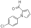 结构式 CAS# 37560-50-2, 1-(4-氯苯基)-1H-吡咯-2-甲醛