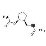 CAS#: 375819-08-2， (1S,2S)-2-(Acetamidomethyl)Cyclopentyl Acetate