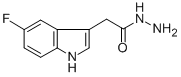 结构式 CAS# 376646-57-0, 5-氟吲哚-3-乙酰肼