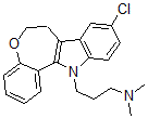 CAS#: 37683-61-7， 9-Chloro-12-(3-dimethylaminopropyl)-12H-6,7-dihydrobenz(2',3')oxepino(4,5-b)indole