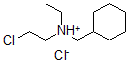 CAS#: 3772-64-3， 2-Chloroethyl-(Cyclohexylmethyl)-Ethylazanium Chloride
