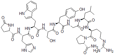 CAS#: 37783-52-1， 9-L-prolinamide-10-deglycinamide-Luteinizing hormone-releasing factor