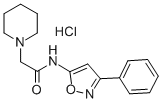 CAS#: 37853-29-5， N-(3-Phenyl-1,2-Oxazol-5-Yl)-2-Piperidin-1-Ylacetamide Hydrochloride