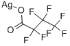 structure of CAS# 3794-64-7, Silver Heptafluorobutyrate;Silver 2,2,3,3,4,4,4-Heptafluorobutyrate;2,2,3,3,4,4,4-Heptafluorobutyric Acid, Silver(1+) Salt;Butanoic Acid, Heptafluoro-, Silver Salt