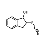 CAS#: 379668-79-8， 1-Hydroxy-2,3-Dihydro-1H-Inden-2-Yl Thiocyanate