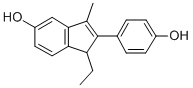 CAS#: 38028-27-2， 1-Ethyl-2-(4-Hydroxyphenyl)-3-Methyl-1H-Inden-5-Ol