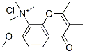 CAS#: 38035-28-8， (7-Methoxy-2,3-Dimethyl-4-Oxo-Chromen-8-Yl)Methyl-Dimethyl-Azanium Chloride