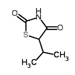 CAS#: 3805-26-3， 5-Isopropylthiazolidine-2,4-Dione