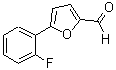 structure of CAS# 380566-25-6, 5-(2-Fluoro-Phenyl)-Furan-2-Carbaldehyde;5-(2-Fluorophenyl)-2-Furaldehyde(SALTDATA: FREE);2-Furancarboxaldehyde, 5-(2-Fluorophenyl)-;5-(2-FLUORO-PHENYL)-FURAN-2-CARBALDEHYDE