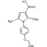 CAS#: 3807-59-8， 1-(4-Ethoxyphenyl)-2,5-Dimethyl-1H-Pyrrole-3-Carboxylic Acid