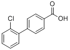 结构式 CAS# 3808-93-3, 2'-氯-联苯-4-羧酸
