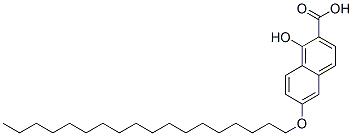 CAS#: 38134-94-0， 1-Hydroxy-6-Octadecoxynaphthalene-2-Carboxylic Acid