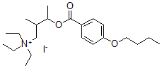 CAS#: 3818-40-4， [3-(4-Butoxybenzoyl)Oxy-2-Methylbutyl]-Triethylazanium Iodide