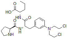 CAS#: 38232-20-1， (2S)-2-[[(2S)-3-[3-[Bis(2-Chloroethyl)Amino]Phenyl]-2-[[(2S)-Pyrrolidine-2-Carbonyl]Amino]Propanoyl]Amino]Pentanoic Acid