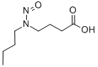 structure of CAS# 38252-74-3, Butyl(3-Carboxypropyl)Nitrosamine;4-(Butyl-Nitroso-Amino)Butanoic Acid;4-(Butyl-Nitroso-Amino)Butyric Acid;4-(Butylnitrosoamino)Butanoic Acid