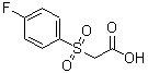 结构式 CAS# 383-38-0, [(4-氟苯基)磺酰基]乙酸