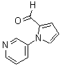 structure of CAS# 383136-42-3, 1-(3-Pyridinyl)-1H-Pyrrole-2-Carbaldehyde;1-(3-pyridinyl)-1H-pyrrole-2-carbaldehyde;1-(3-pyridinyl)-2-pyrrolecarboxaldehyde;1-(3-pyridyl)pyrrole-2-carbaldehyde