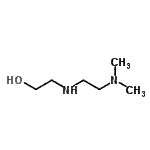 结构式 CAS# 38361-86-3, 2-{[2-(二甲基氨基)乙基]氨基}乙醇