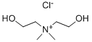 structure of CAS# 38402-02-7, Bis(2-Hydroxyethyl)Dimethylammonium Chloride;Bis(2-Hydroxyethyl)-Dimethyl-Ammonium Chloride;Bis(2-Hydroxyethyl)-Dimethylammonium Chloride;Bis(2-Hydroxyethyl)-Dimethyl-Azanium Chloride