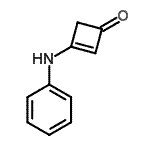 CAS 登录号：38425-49-9， 3-苯胺基-2-环丁烯-1-酮