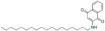 structure of CAS# 38528-35-7, 2-Octadecylamino-1,4-Naphthoquinone