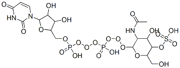 CAS#: 3863-56-7， [(2R,3R,4R,5R,6R)-3-Acetamido-4-Hydroxy-6-(Hydroxymethyl)-5-Sulfooxyoxan-2-Yl] [[(2R,3S,4R,5R)-5-(2,4-Dioxopyrimidin-1-Yl)-3,4-Dihydroxyoxolan-2-Yl]Methoxy-Hydroxyphosphoryl] Hydrogen Phosphate
