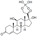 CAS#: 3863-59-0， [2-[(11S,17R)-11,17-Dihydroxy-10,13-Dimethyl-3-Oxo-2,6,7,8,9,11,12,14,15,16-Decahydro-1H-Cyclopenta[a]Phenanthren-17-Yl]-2-Oxoethyl] Dihydrogen Phosphate