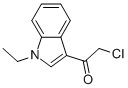 structure of CAS# 38693-16-2, 2-Chloro-1-(1-ethyl-1H-indol-3-yl)-ethanone;ETHANONE, 2-CHLORO-1-(1-ETHYL-1H-INDOL-3-YL)-;2-CHLORO-1-(1-ETHYL-1H-INDOL-3-YL)-ETHANONE