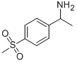 结构式 CAS# 387350-90-5, alpha-甲基-4-(甲基磺酰基)苄胺