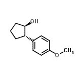 CAS#: 38805-74-2， (1R,2S)-2-(4-Methoxyphenyl)Cyclopentanol