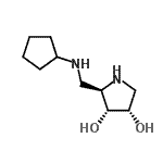 CAS#: 388076-91-3， (2R,3R,4S)-2-[(Cyclopentylamino)Methyl]-3,4-Pyrrolidinediol