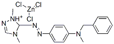 CAS#: 38845-47-5， 5-((4-(Benzylmethylamino)phenyl)azo)-1,4-dimethyl-1H-1,2,4-triazolium trichlorozincate